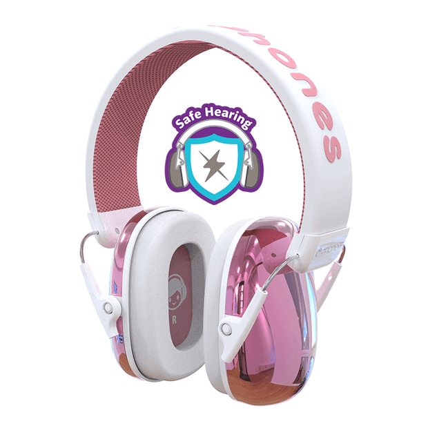 Pink BuddyPhone Guardian toddler earmuffs hearing protection 